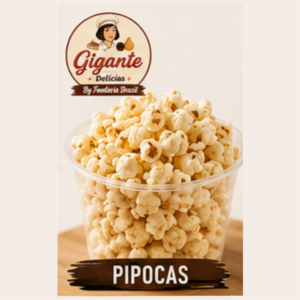 Papokitas - Pipocas com Leite em pó